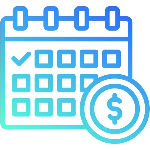 Loan payment Generic gradient outline icon