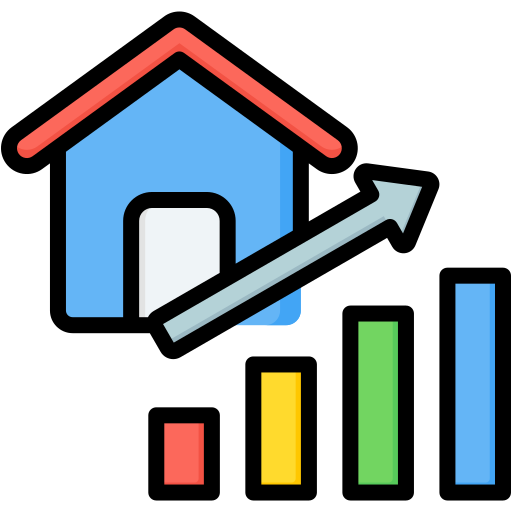 marché immobilier Generic color lineal-color Icône