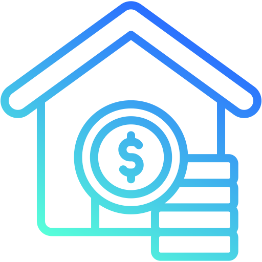 Home equity Generic gradient outline icon