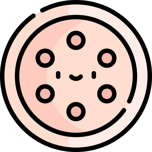 biscotto Kawaii Lineal color icona
