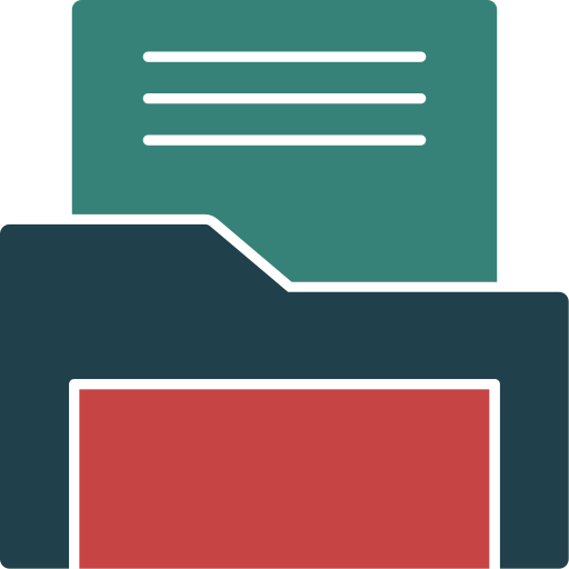 carpeta de archivos Generic color fill icono