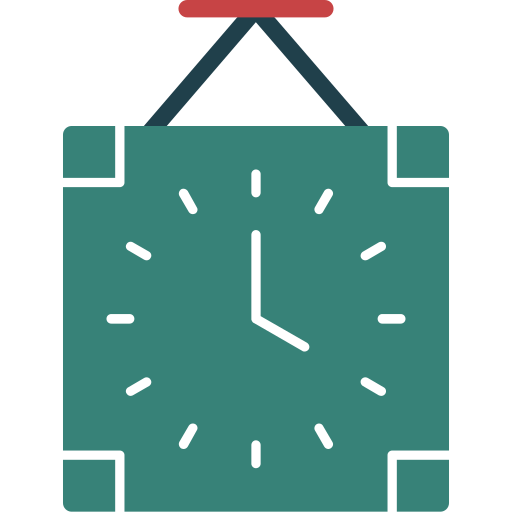 relógio Generic color fill Ícone