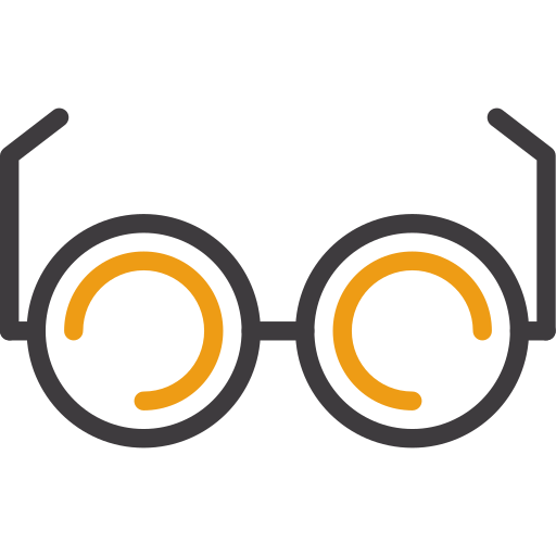 lunettes Generic color outline Icône