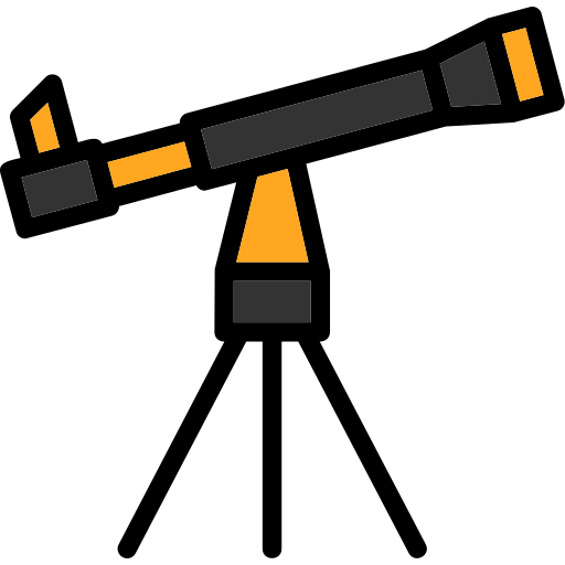 Телескоп Generic color lineal-color иконка