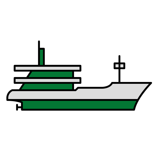 Cruise ship Generic color lineal-color icon