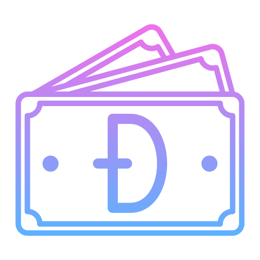 ドージコイン Generic gradient fill icon