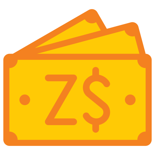 dolar zimbabwe Generic color fill ikona