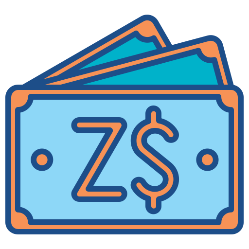 dolar zimbabwe Generic color lineal-color ikona