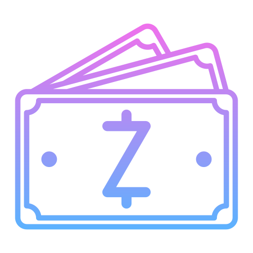zcash Generic gradient fill icoon