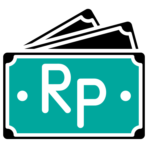 Indonesian rupiah Generic color fill icon