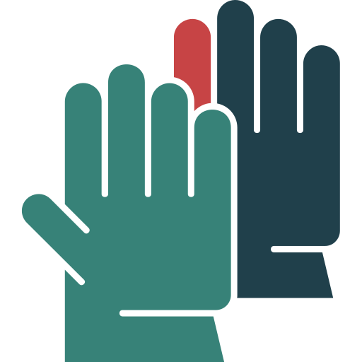 Защитные перчатки Generic color fill иконка
