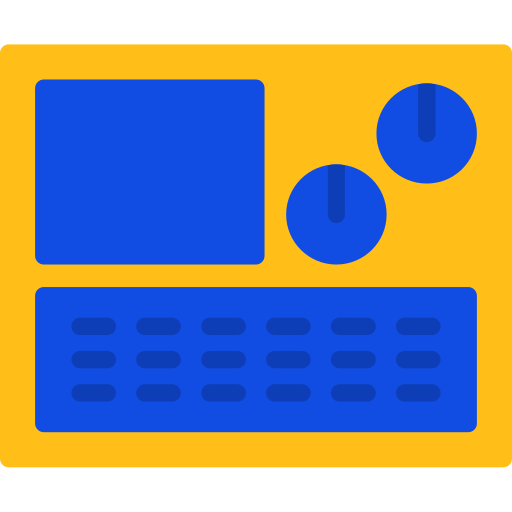 panel sterowania Generic color fill ikona