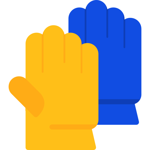 rękawiczki ochronne Generic color fill ikona