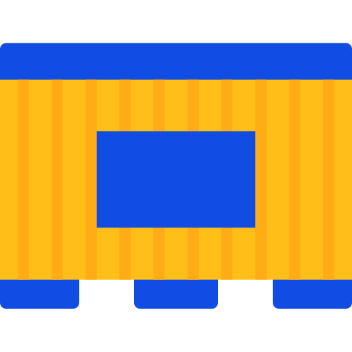 Транспортный контейнер Generic color fill иконка