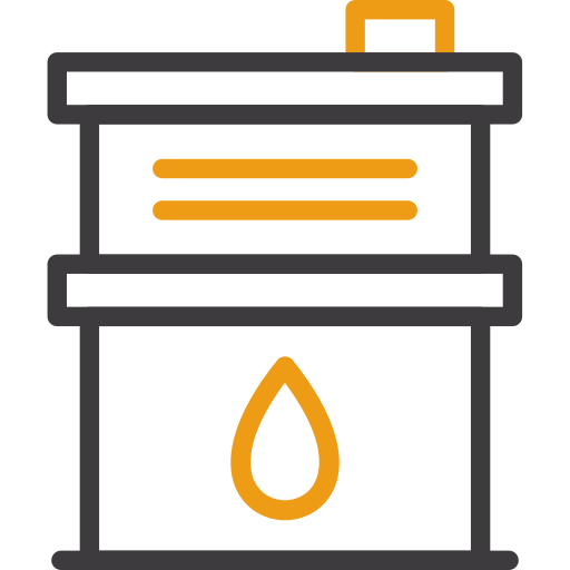 bęben na olej Generic color outline ikona