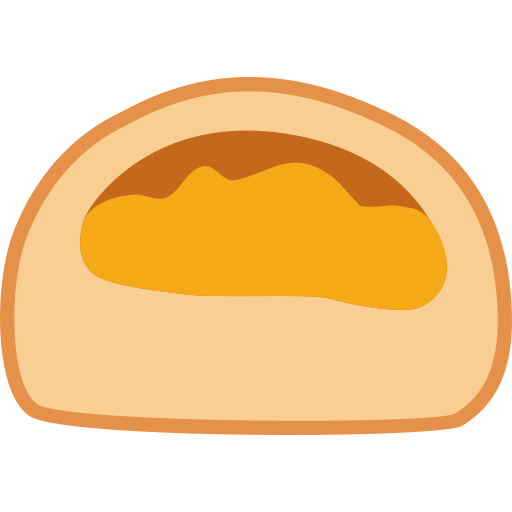 panini alla crema Generic color fill icona