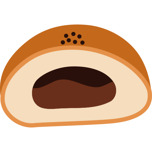 Bun bread Generic color fill icon