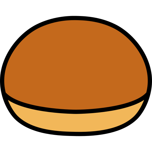 Bread roll Generic color lineal-color icon