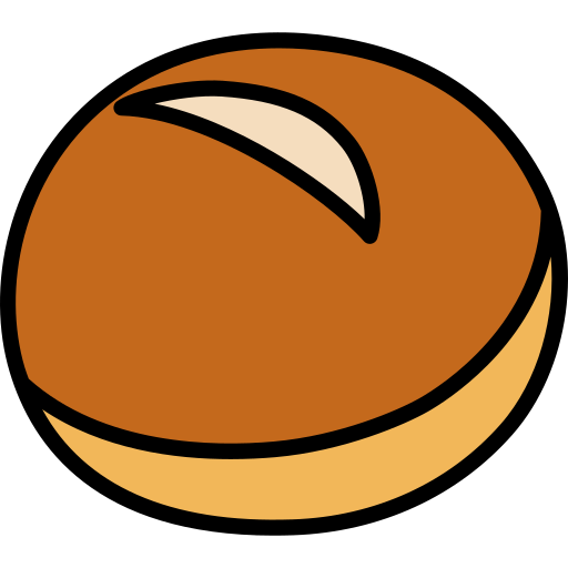 Bread roll Generic color lineal-color icon