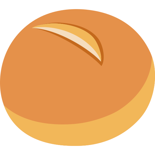 Bread roll Generic color fill icon