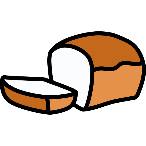 pan blanco Generic color lineal-color icono