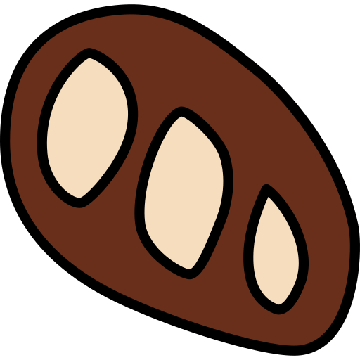 Bread Generic color lineal-color icon