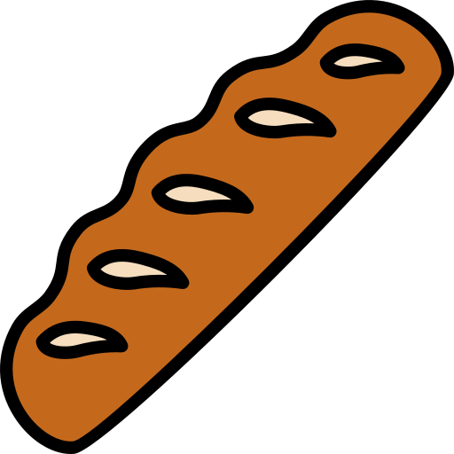 Baguette Generic color lineal-color icon