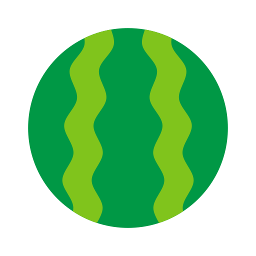 arbuz Generic color fill ikona
