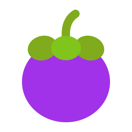 mangostan Generic color fill ikona