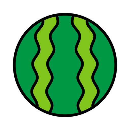 スイカ Generic color lineal-color icon