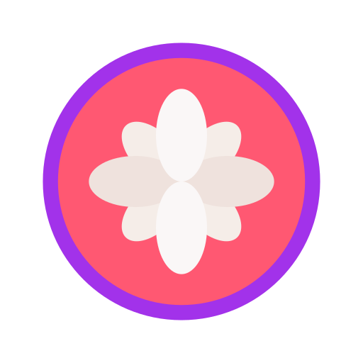 mangostan Generic color fill ikona
