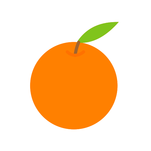 oranje Generic color fill icoon