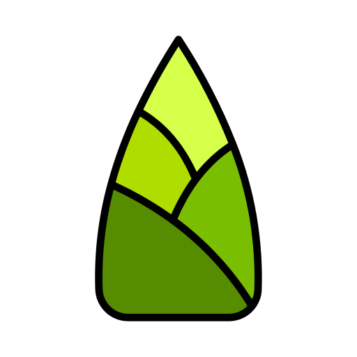 pęd bambusa Generic color lineal-color ikona