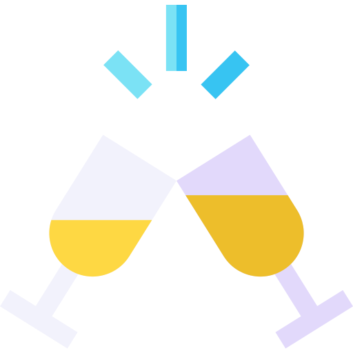 Бокалы для шампанского Basic Straight Flat иконка