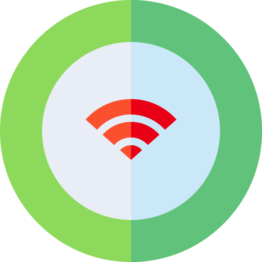 wi-fi Basic Straight Flat icon