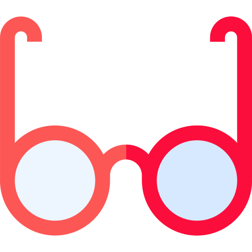 bril Basic Straight Flat icoon