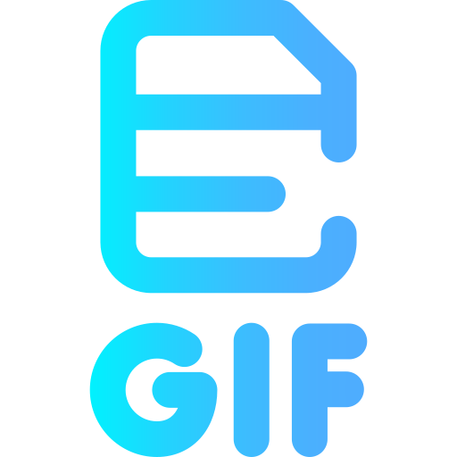 Gif Super Basic Omission Gradient icon