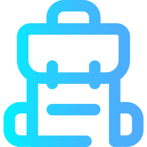 Backpack Super Basic Omission Gradient icon