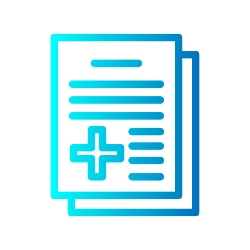 rapport médical Generic gradient outline Icône