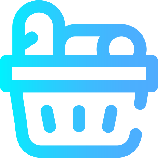 Grocery Super Basic Omission Gradient icon