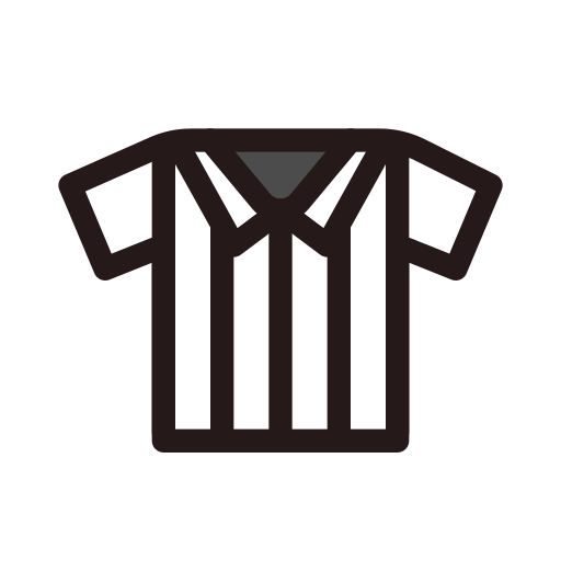 camiseta de árbitro Generic color lineal-color icono