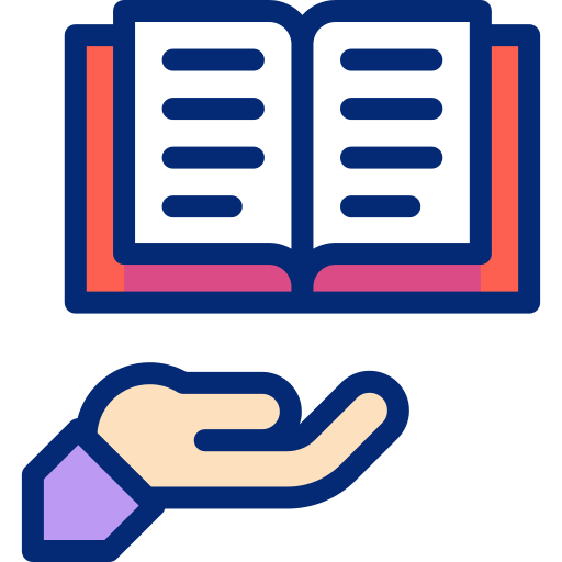 Book recommendation Basic Accent Lineal Color icon