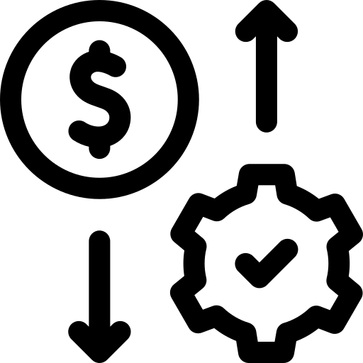 rentable Basic Rounded Lineal Icône