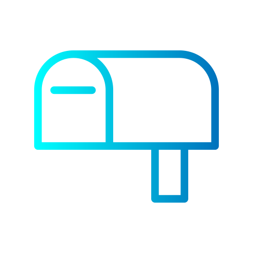 postbus Generic gradient outline icoon