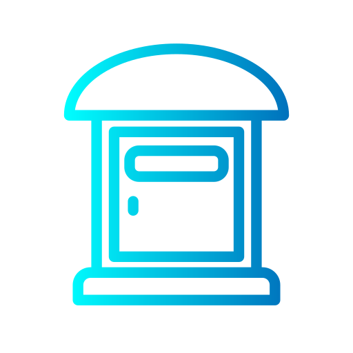 Mailbox Generic gradient outline icon