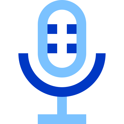 mikrofon Super Basic Duotone Lineal Color ikona