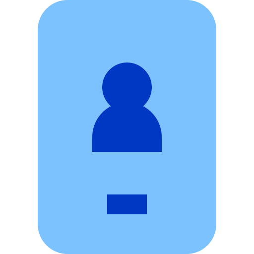 Profile Super Basic Duotone Flat icon