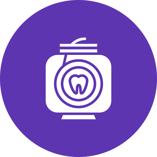 Dental floss Generic color fill icon