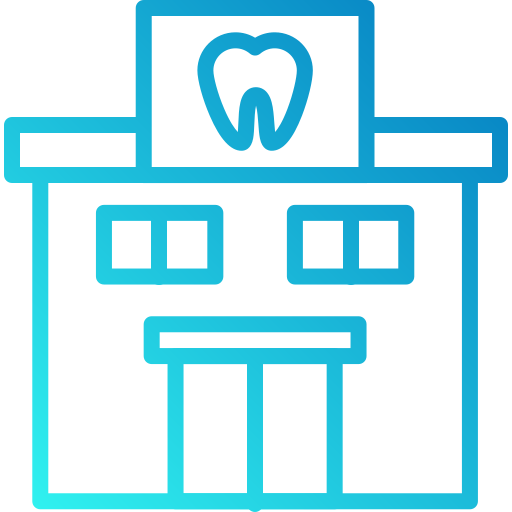 klinika dentystyczna Generic gradient outline ikona