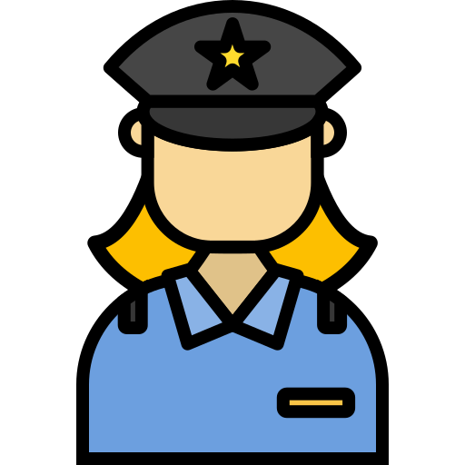 Женщина-полицейский Generic color lineal-color иконка